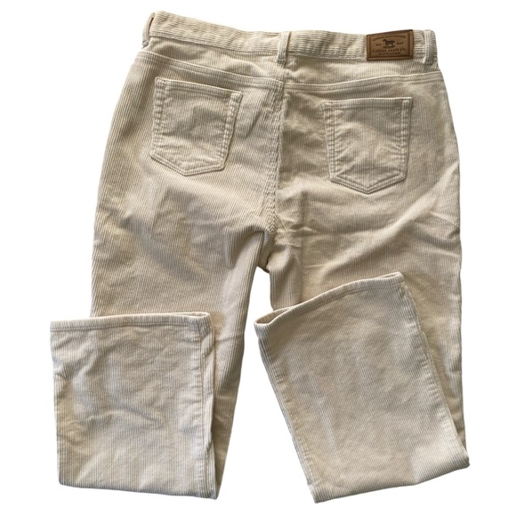 Lauren Jeans Co. corduroy cotton casual cream pants 14P - Picture 11 of 12